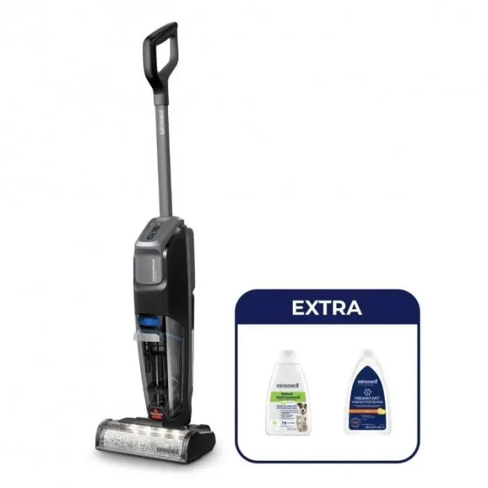 BISSELL CrossWave OmniForce Edge - Aspirateur Balai Laveur sans Fil - Aspire & Lave en Même Temps ou Mode Aspiration Uniquement