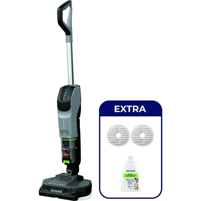 BISSELL SpinWave + Vac Pet Select - Nettoyeur / Aspirateur sans fil - 259 V - 3 modes - 70 min