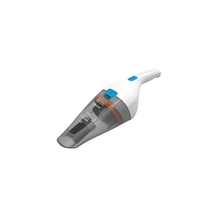 BLACK & DECKER Aspirateur à main 8W Blanc Sans fil Double filtration Système vidage facile Aspirett