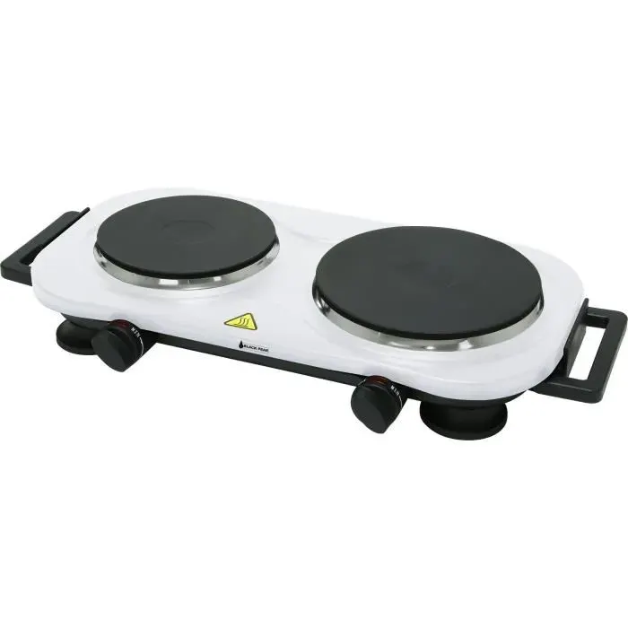 BLACKPEAR BHP 002 Plaque de cuisson - 2 feux - 2250 W - Blanc