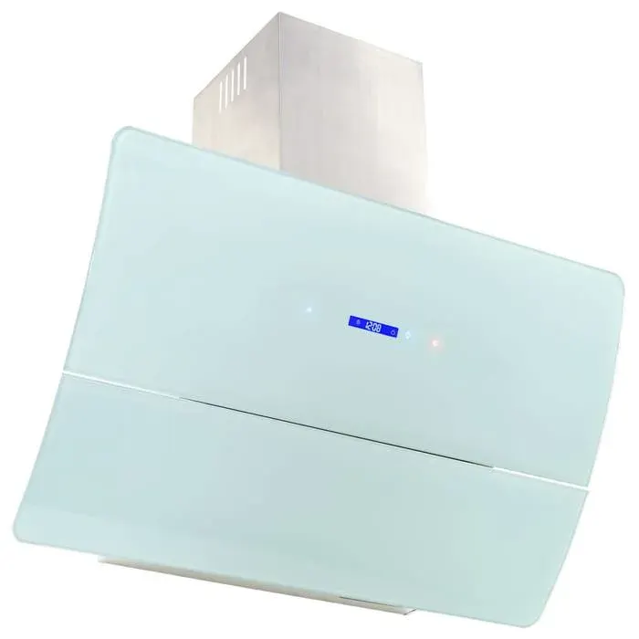 Blanc Hotte murale Acier inoxydable 756 m³ / h 90 cm Blanc - Hotte aspirante H18075