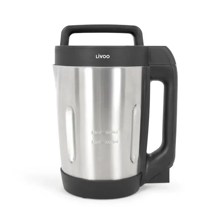 Blender chauffant à soupe - LIVOO - DOP260N - Gris et noir