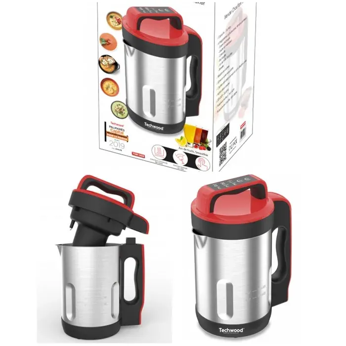 Blender chauffant - TECHWOOD - Inox - 16 L - 1000 W - 6 programmes