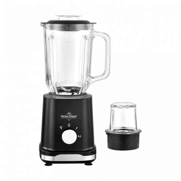 Blender de table - SWISS HAUS - SH-BL2315G - 500W - 15 L - 2 vitesses + pulse — coloris Noir