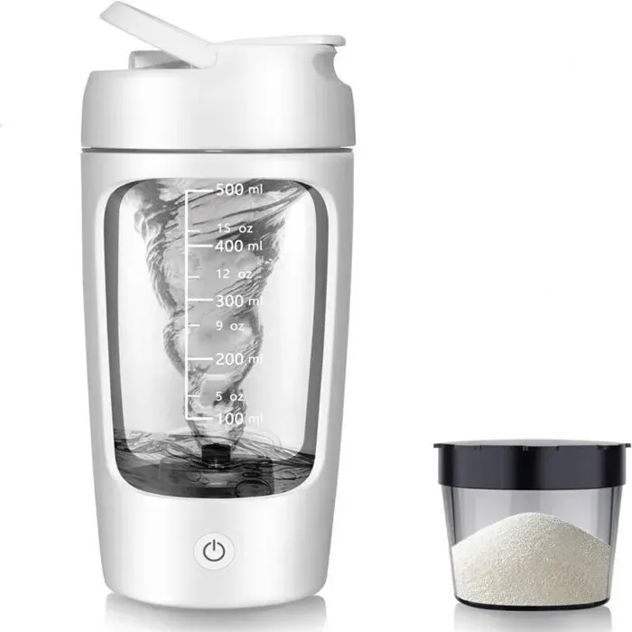 Blender électrique portable et entièrement automatique idéal pour une utilisation à domicile et en extérieur.