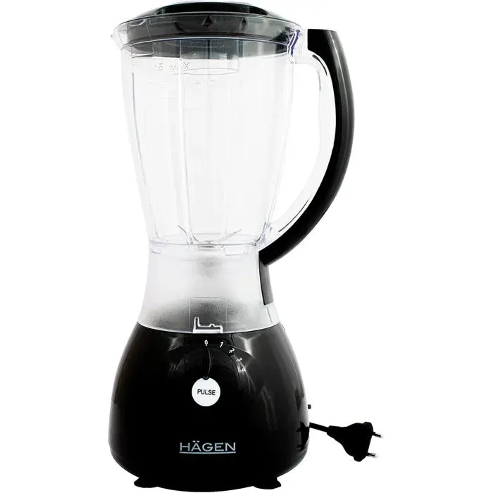 Blender et Moulins à Café 2en1 à 4 Vitesses et Fonction PulseRobot Culinaire Multifonctionsbol en plastique de capacité de 17