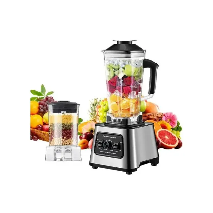 Blender haute puissance - 6000W - Vitesse réglable - 25L - Nettoyage automatique - Mélange à grande vitesse