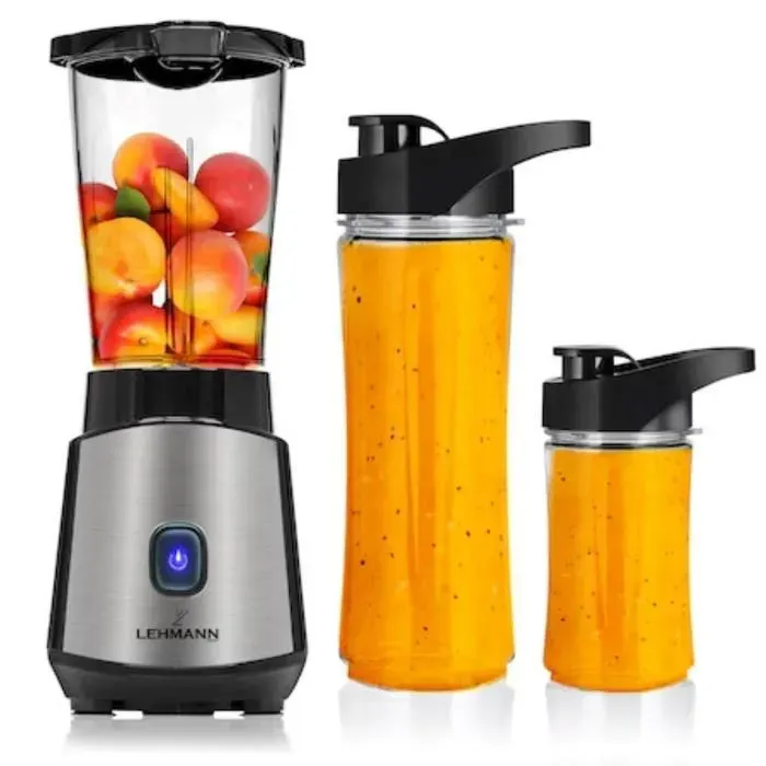 Blender Lehmann Smoofit 1 200 W 2 vitesses Capacité 1 l Noir