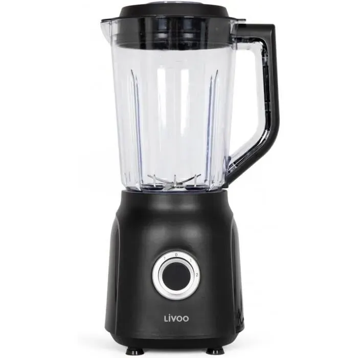 Blender - LIVOO - 15 L - 600 W - 22 000 tours/min - 2 vitesses - Noir