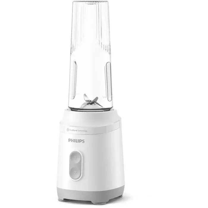 Blender mixeur - PHILIPS - HR2670/01 - Série 3000 - Blanc - Gourde Blend & Go 06L - 350W