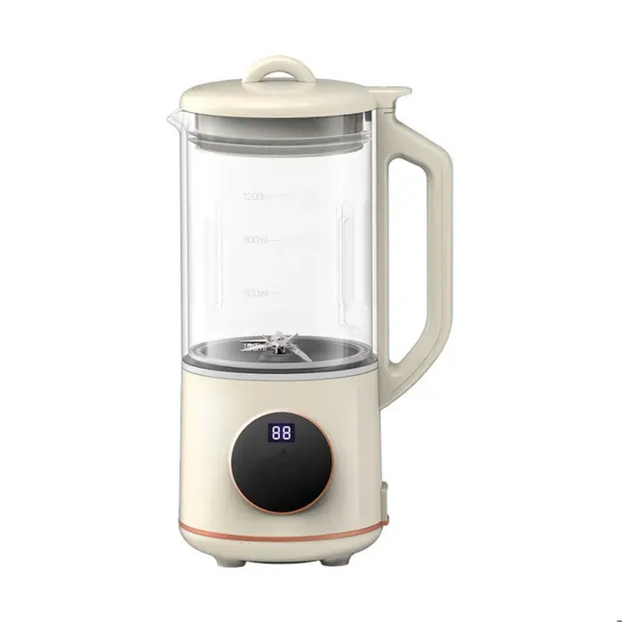 Blender multifonction 1200ml 10 lames sans filtrage auto-nettoyant antiadhésif pour soja purées bébé et smoothies