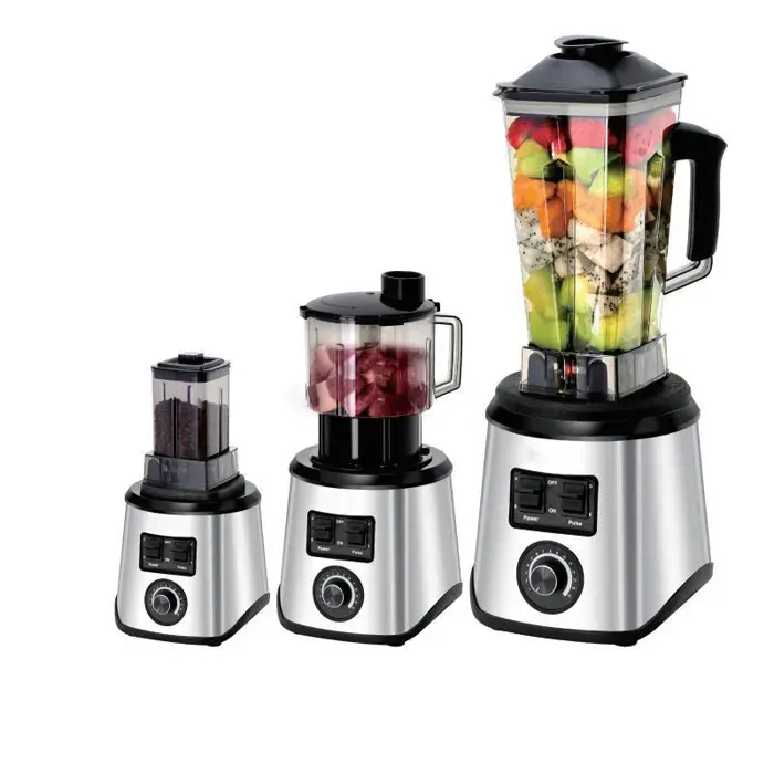Blender multifonction 9500W Mixeur 2.5L avec bols de 1.5L et 0.5L Haute puissance avec 8 lames inox pour smoothies milk-shakes