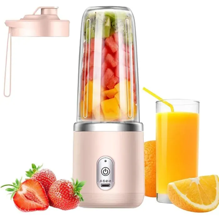 Blender personnel rechargeable machine jus smoothies fruits pour voyage bureau maison plage sport Label