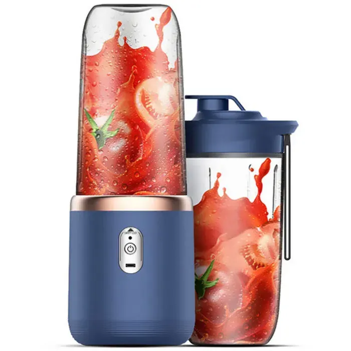 Blender portable 400 ml avec 6 lames tasses incluses mini mixeur smoothie/jus livré avec brosse nettoyage .