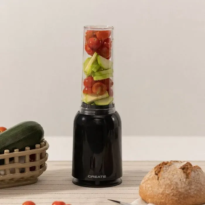 Blender portable - Create - 230 W - Verre amovible 400 ml - Multicolore
