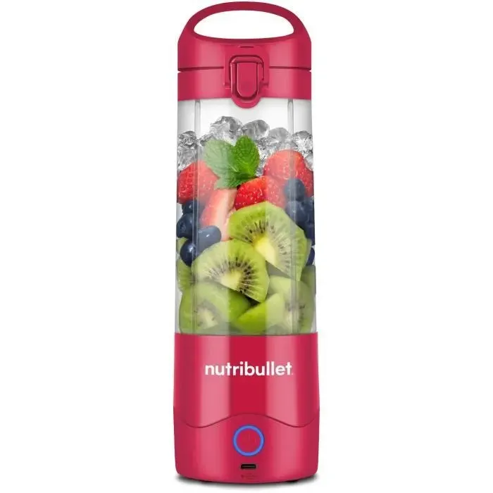 Blender portable - NUTRIBULLET - NBP003MA - 100 W - Tasse 475 ml - Sans BPA - Magenta