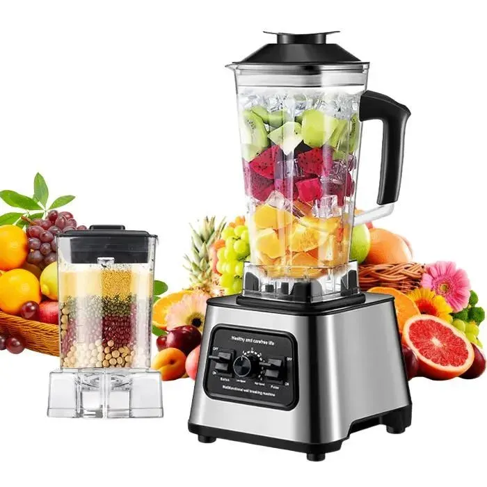 Blender - PRUMYA - 6000W - Vitesse Réglable - 25L - Nettoyage Automatique