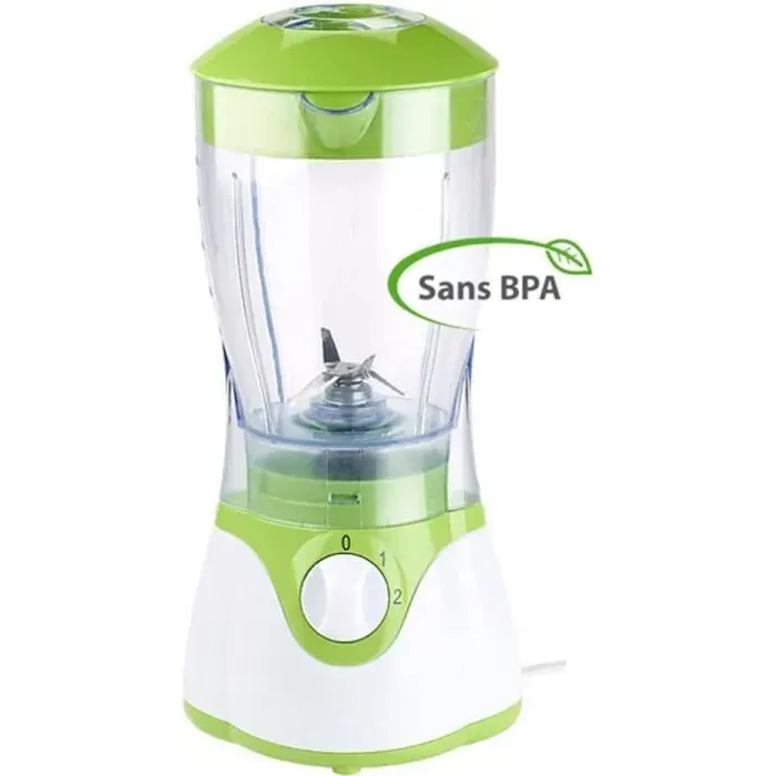 Blender - ROSENSTEIN & SOHNE - BR-410 - 4 lames en acier inoxydable - 400 W - 1 L