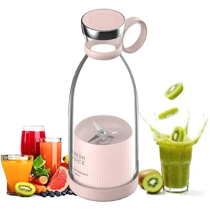 Blender Smoothie350ML Mixeur Blender Portable Blender Mini Mixeur MixerFresh Juice Blender BouteilleSmoothie Mixer Blender Bo [8]