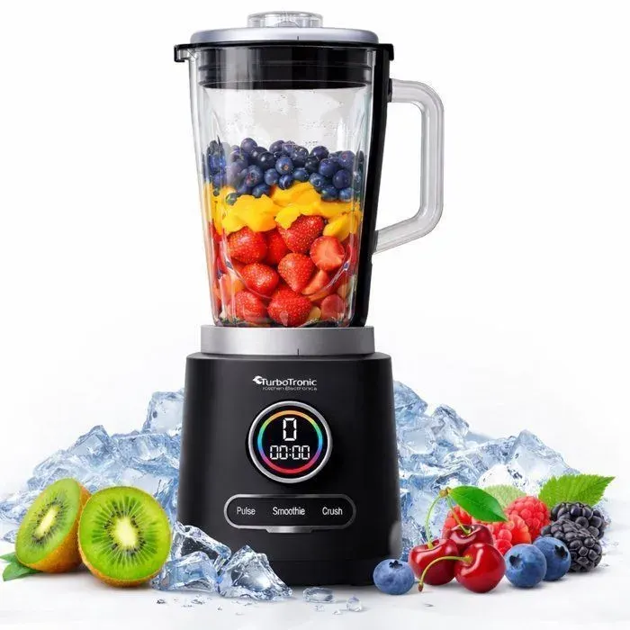 Blender - TURBOTRONIC - TurboTronic BG7 - 2100W - Bol verre 2L - 10 vitesses 3 programmes