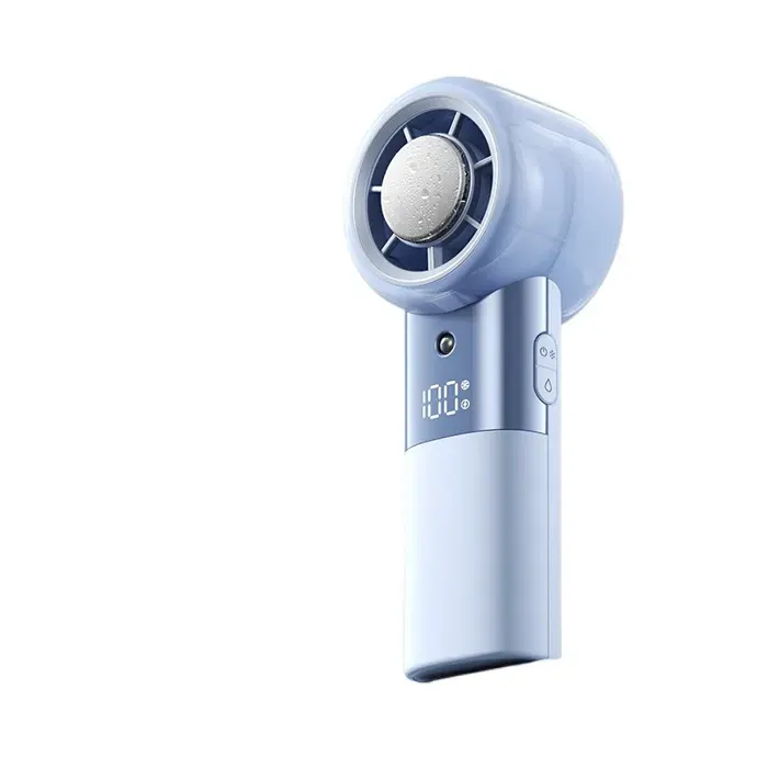 Bleu Ventilateur USB portable main brumisateur silencieux mini refroidisseur grande puissance refroidissement rapide