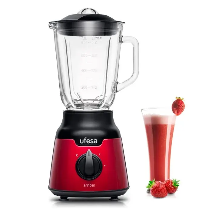 Bol mixeur blender - Ufesa - BS4100 - 900W - 2 vitesses - 08 L en verre