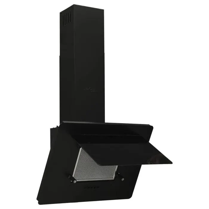 Bon plan Hotte - JILIHOT - Hotte aspirante murale 60cm - Acier inoxydable et - Verre trempé Noir Thome4916280
