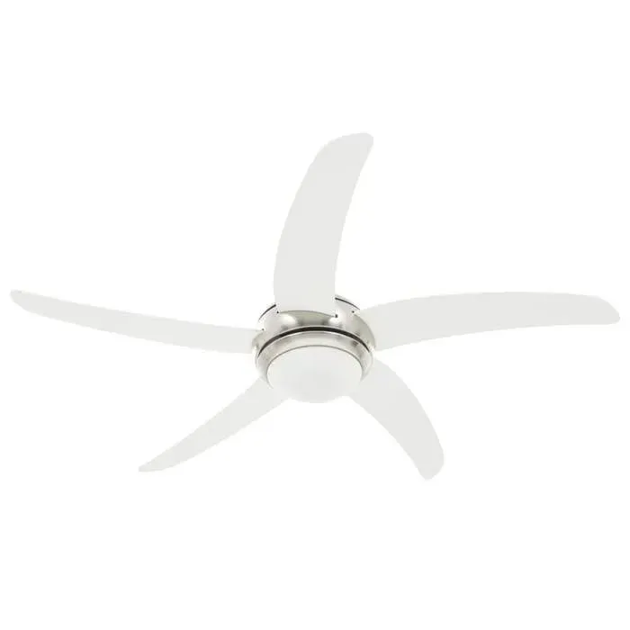 Bon plan Ventilateur de plafond - JILI HOT - Ventilateur Au Plafond Silencieux orné avec lampe 128cm Blanc Thome8884978