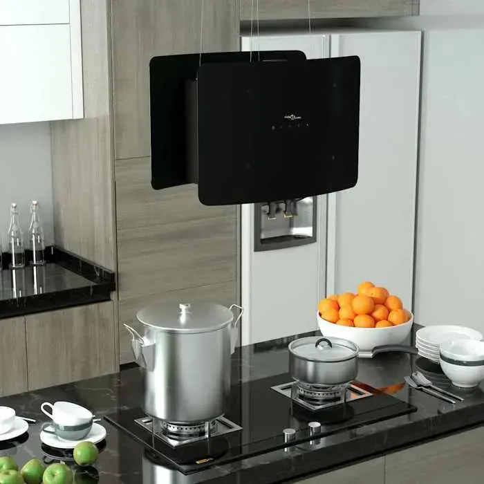 BONNEVIE - 1parcel - Hotte suspendue à LCD tactile Verre trempé - Hottes aspirantes rml95u32