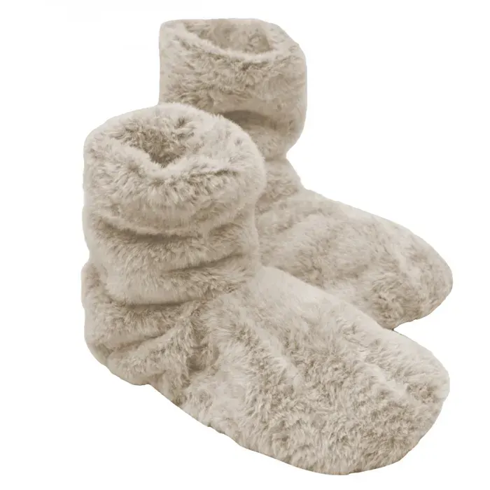 Boots bottes chaussons chauffants micro ondes déhoussables - Du 36 au 43 - Beige - Vivezen