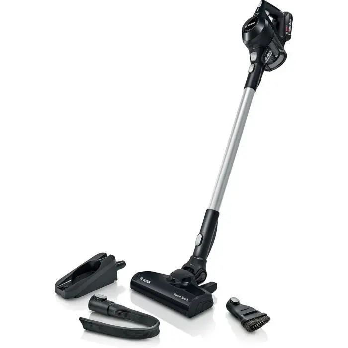 BOSCH BBS611BSC - Aspirateur balai multifonction sans fil - noir - aspirateur à main intégré - 2 vitesses - 30 mn dautonomie