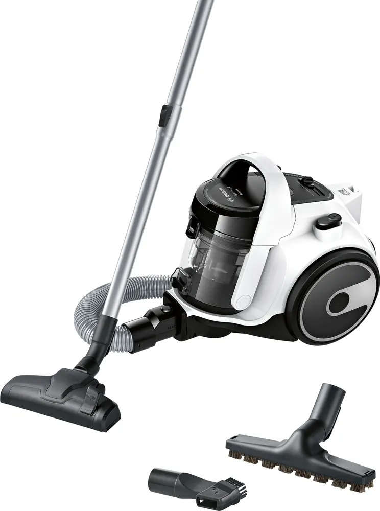 BOSCH BGS05A322 - Aspirateur Traineau sans Sac - Rayon daction 9 m - Capacité bac 15 L - 78 dB - 700 W - Blanc — vue 2