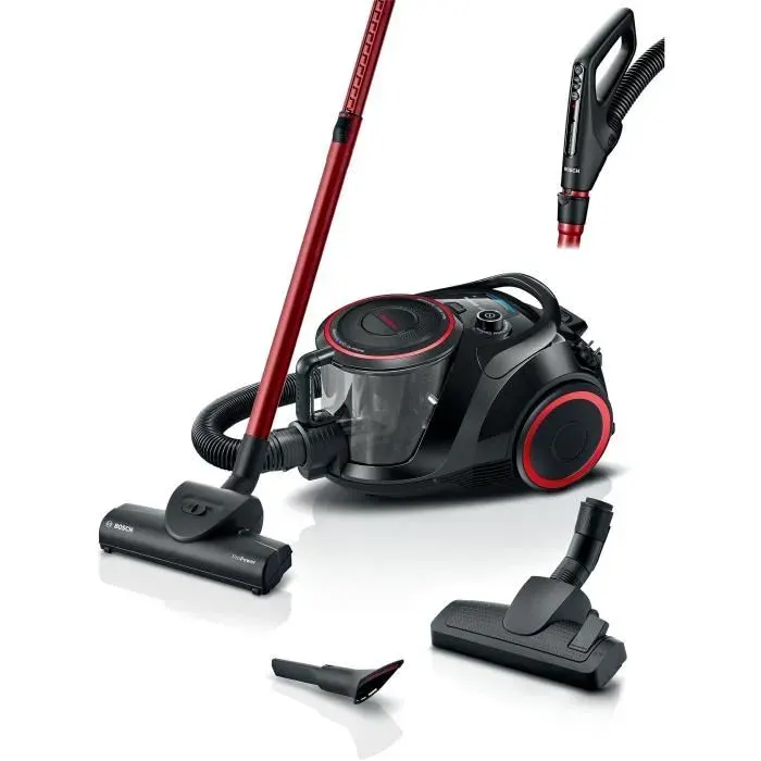 BOSCH BGS41POW1 Aspirateur sans sac - ProPower - noir - 700W - 72 dB - Hepa 13 - 10m - 24L