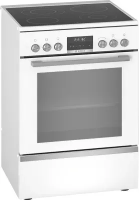 Bosch - Cuisinière Vitrocéramique Hks79r220 — coloris Blanc