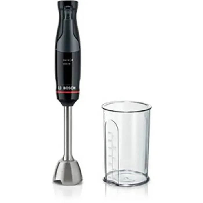 Bosch Haushalt ErgoMaster Serie 4 Mixeur plongeant 1000 W avec verre doseur avec blender sans BPA noir piano anthrac