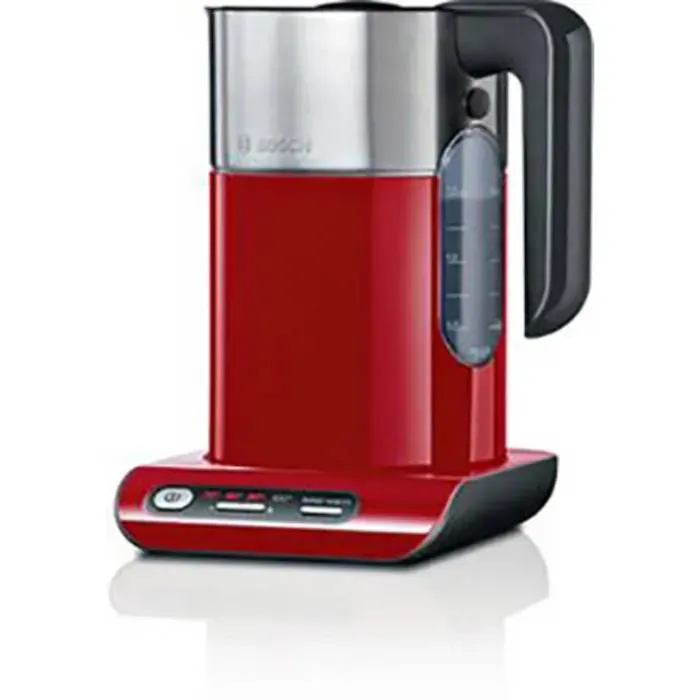 Bosch Haushalt Styline Bouilloire sans fil protection contre la surchauffe rouge Contenance: 1.5 l