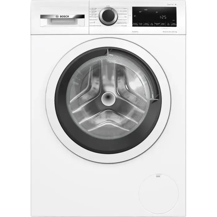 BOSCH Lavante Séchante 9/5Kg 1400 Trs/min Défroissage Vapeur Iron Assist