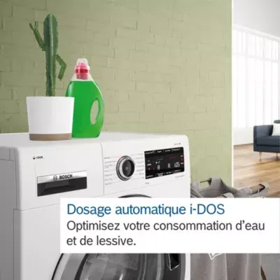 Bosch - Lave Linge Hublot Wgg244frfr - 9 Kg - 1351 Tr/Min - Classe A - Moteur Induction - Autodosage - Noir - Serenity — vue 5