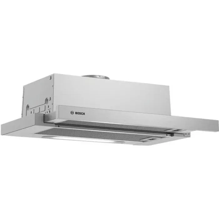 Bosch Serie 4 DFT63AC50 Hotte Téléscopique Niche largeur : 46 cm profondeur : 28 cm extraction et recirculation (avec kit de…