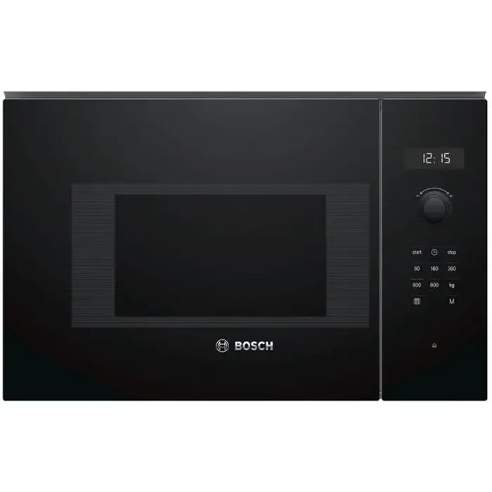 Bosch Serie 6 BFL524MB0 Four micro-ondes monofonction intégrable 20 litres 800 Watt noir vulcano