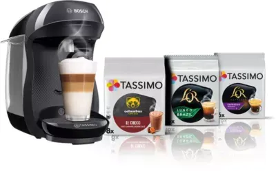 Bosch - Tassimo Tas102ec6 Happy Noir + 3 Packs De T- Di