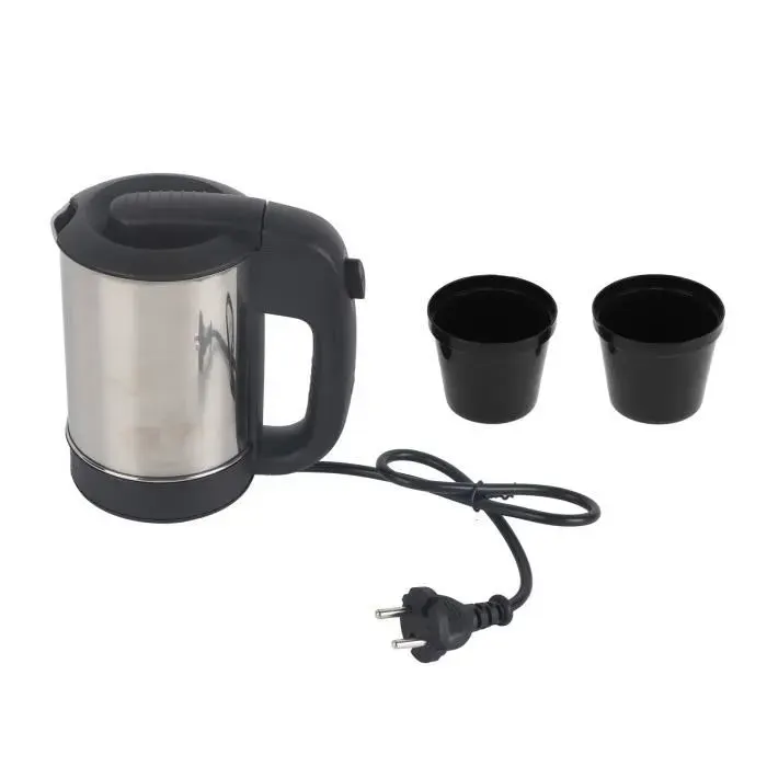 Bouilloire à eau 0.5L Mini bouilloire électrique en acier inoxydable mise hors tension electromenager electrique - SURENHAP