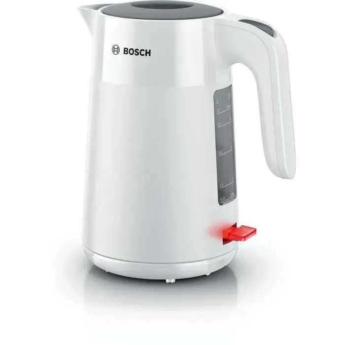 Bouilloire - BOSCH - TWK2M161 MyMoment - Blanche Mate - indicateur de tasses - niveau deau visible
