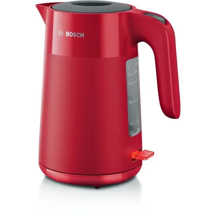 Bouilloire - BOSCH - TWK2M164 MyMoment - Rouge Mate - indicateur de tasses - niveau deau visible