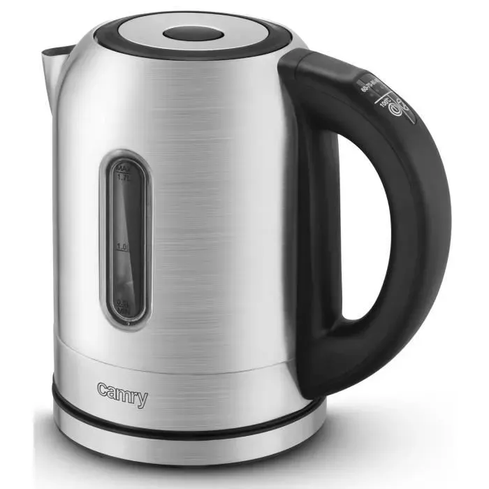 Bouilloire CAMRY CR 1253 - 17 L - Acier inoxydable - 2200 W - Bouton - Anti-calcaire - Maintien au chaud - 360°