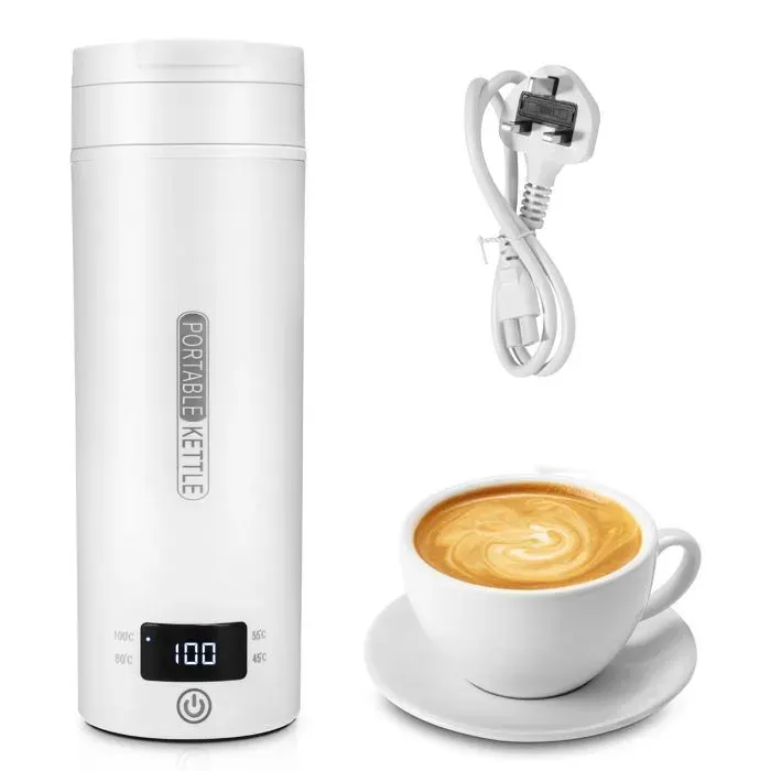 Bouilloire de voyage - CUNEARY - 500 ml - 300 W - Acier inoxydable - Anti-brûlure