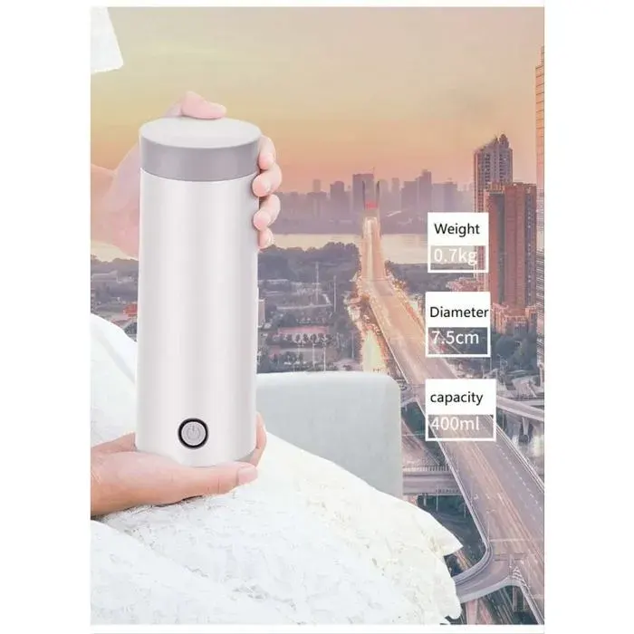 Bouilloire de voyage - EINNENFFER - Acier inoxydable - Sans BPA - Arrêt automatique - Tasse portable