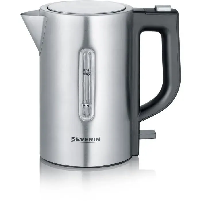 Bouilloire de voyage SEVERIN WK3647 - 05 L - 1100 W - Inox et noir