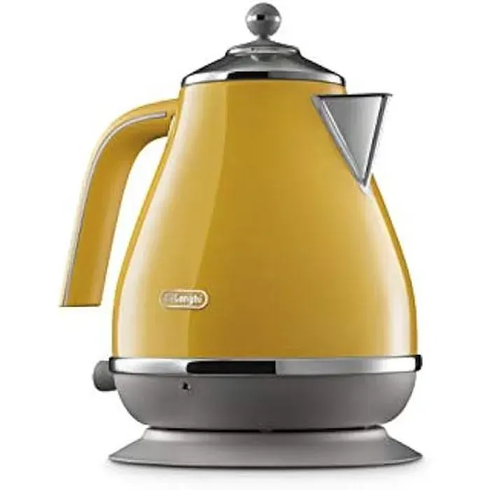Bouilloire - DELONGHI - Icona Capitals - 17 L - 2000 W - Jaune