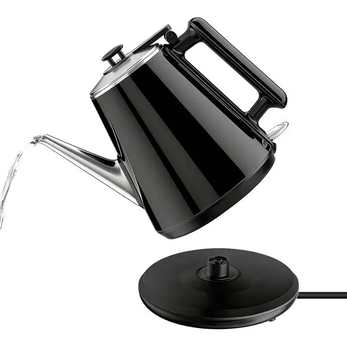 Bouilloire Électrique 09L1360W Petite pour ThéCuve Interne en Acier Inoxydable 304Commande Unique et Arrêt AutomatiqueDesign
